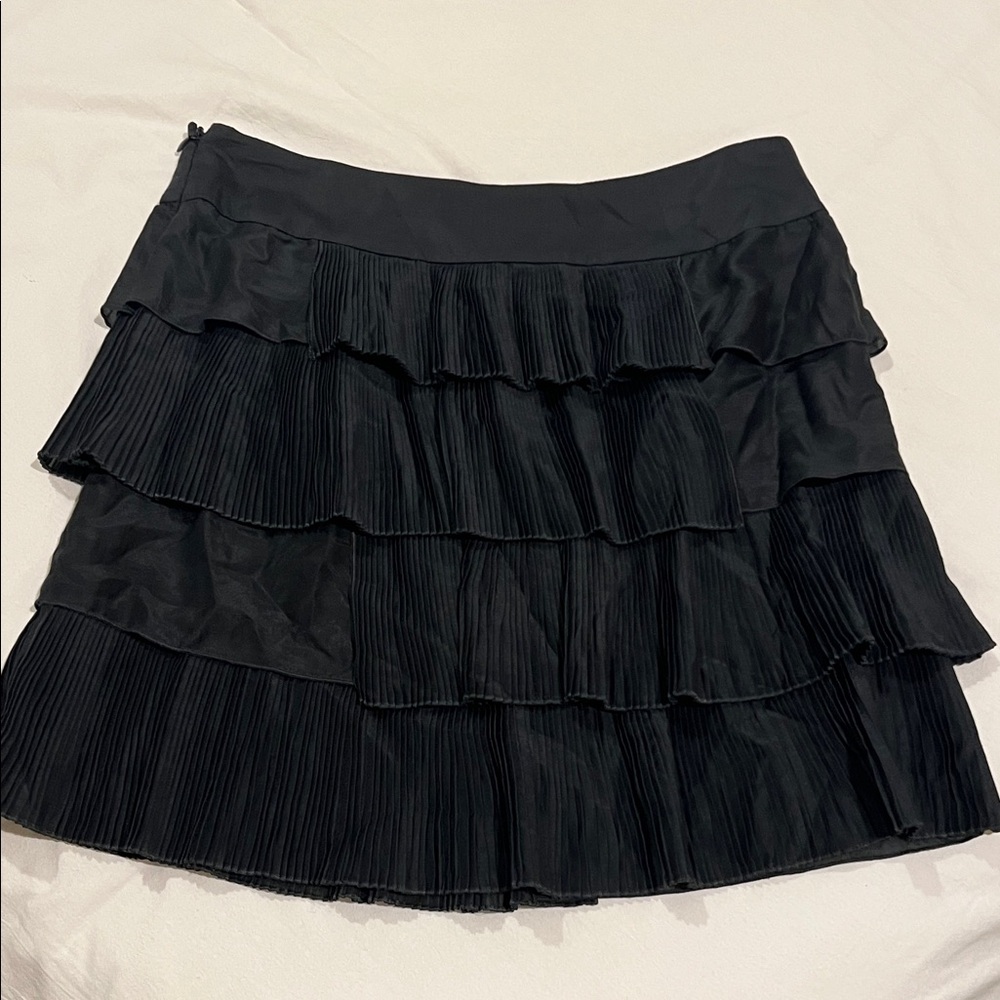 GAP Black Tiered Mini Skirt